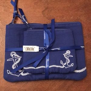 Periwinkle by Barlow Set of 2 Jewelry Bags New/tag